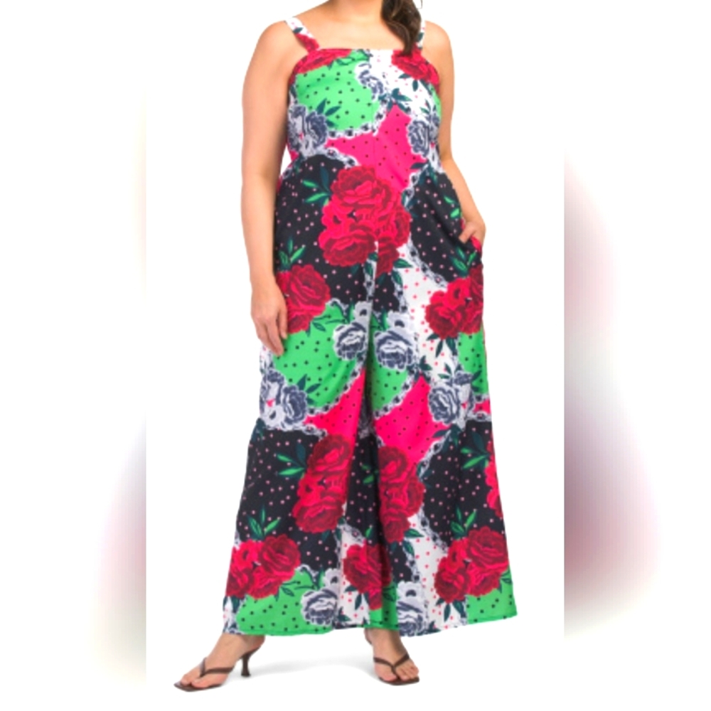 Floral Print Jumpsuit